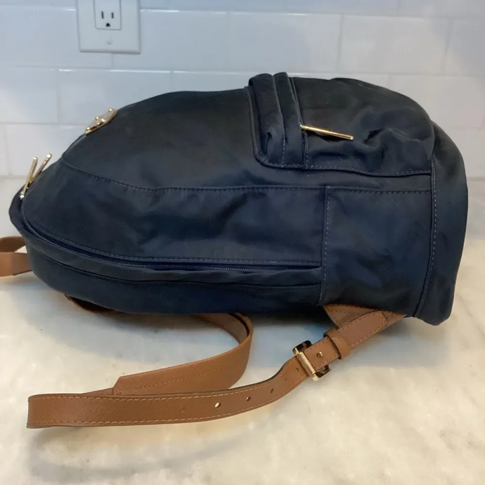 Michael Kors Backpack Bag Handbag Jet Set Nylon Back Pack Black Travel Bag